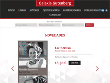 Tablet Screenshot of galaxiagutenberg.com